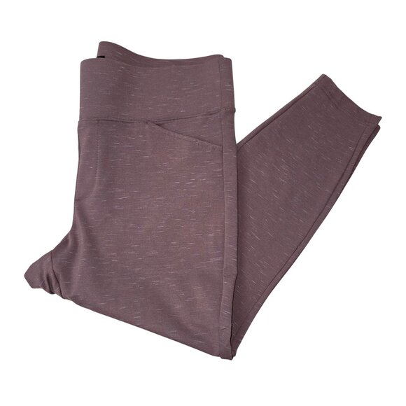 torrid Pants - Torrid Pocket Pixie Size 2 18/20 Pants Luxe Ponte Heather Grey Purple 4147